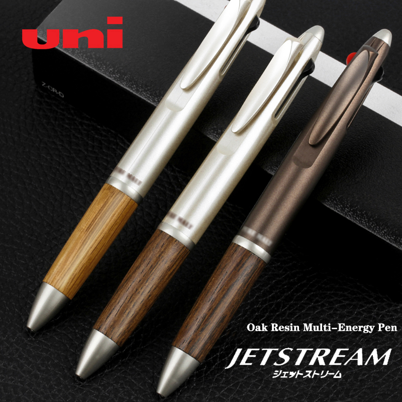 Uni 볼펜 Oak 다기능 Jetstream 중간 유성 0.7mm 자동 연필 0.5mm MSXE3-1005 문구 용품 학교 용품